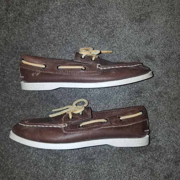 Sperry Boys Top Sider Shoes 1M. - Picture 5 of 8